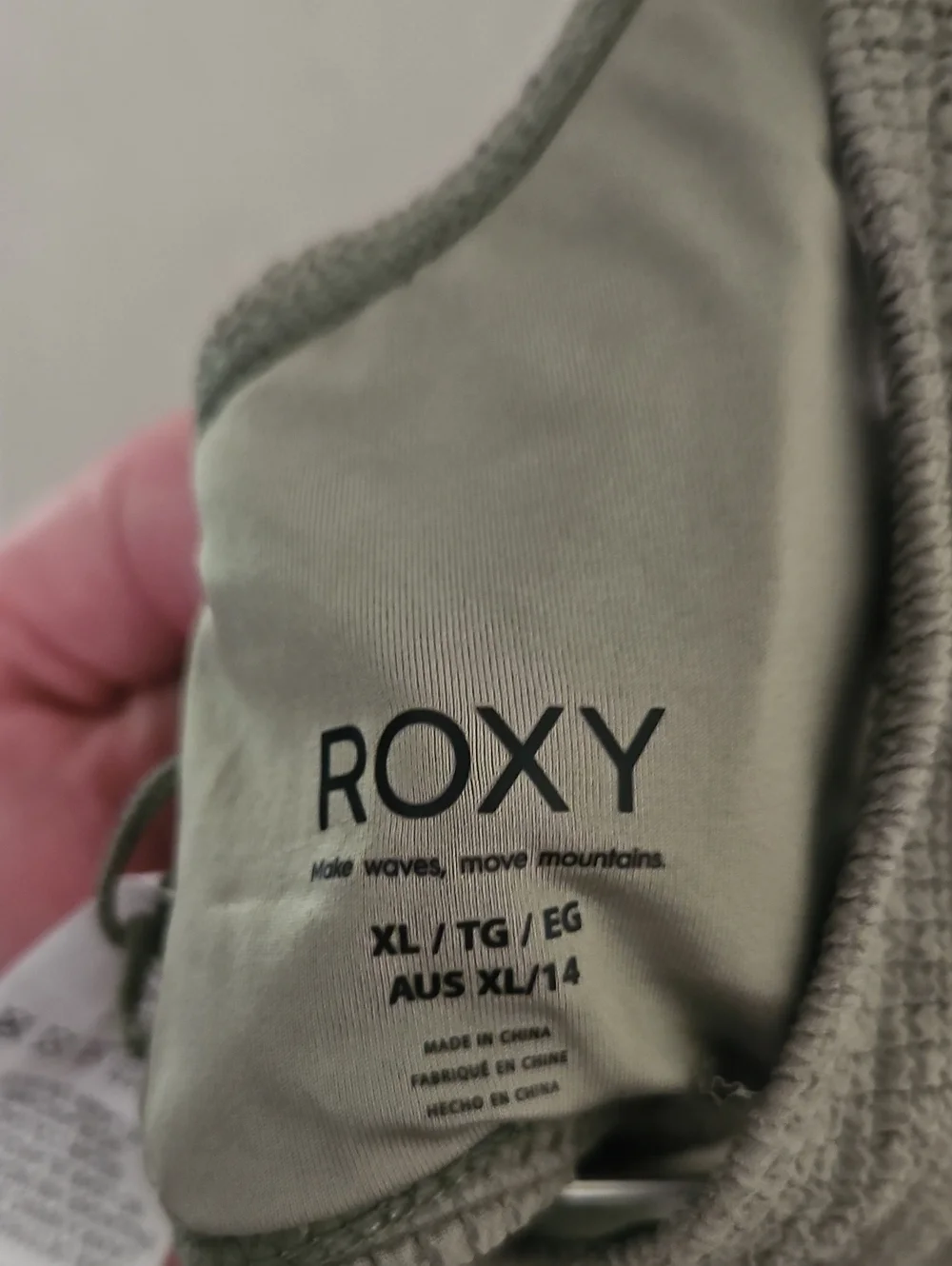 Roxy Women's Essaouira Bralette BIKINI TOP: GREEN: NEW WITH TAGS: SIZE XL